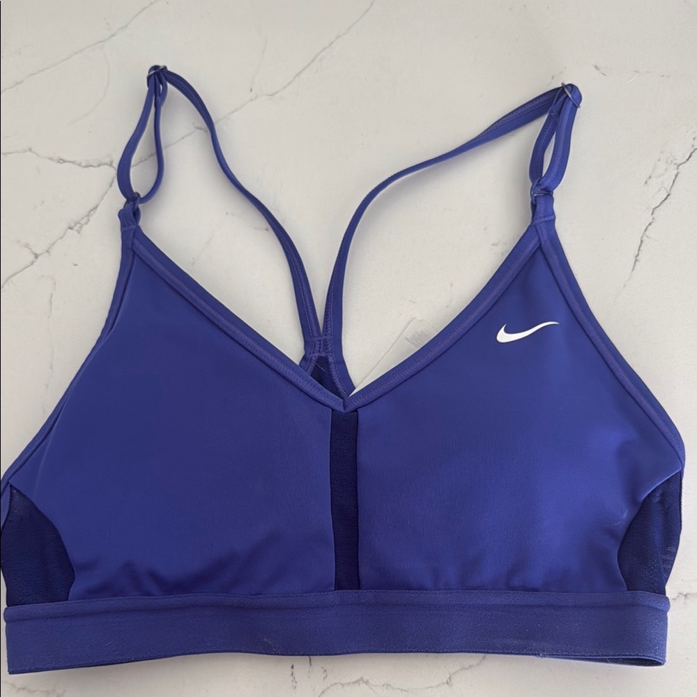 Nike Blue Racerback Sports Bra